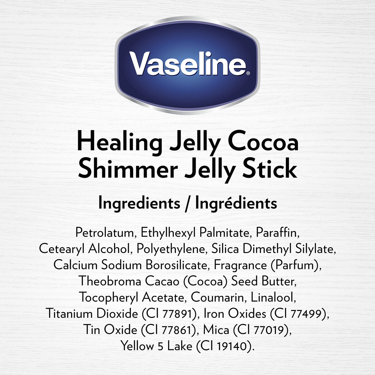 Vaseline shimmer stick applied to collarbone delivering instant dewy radiance
