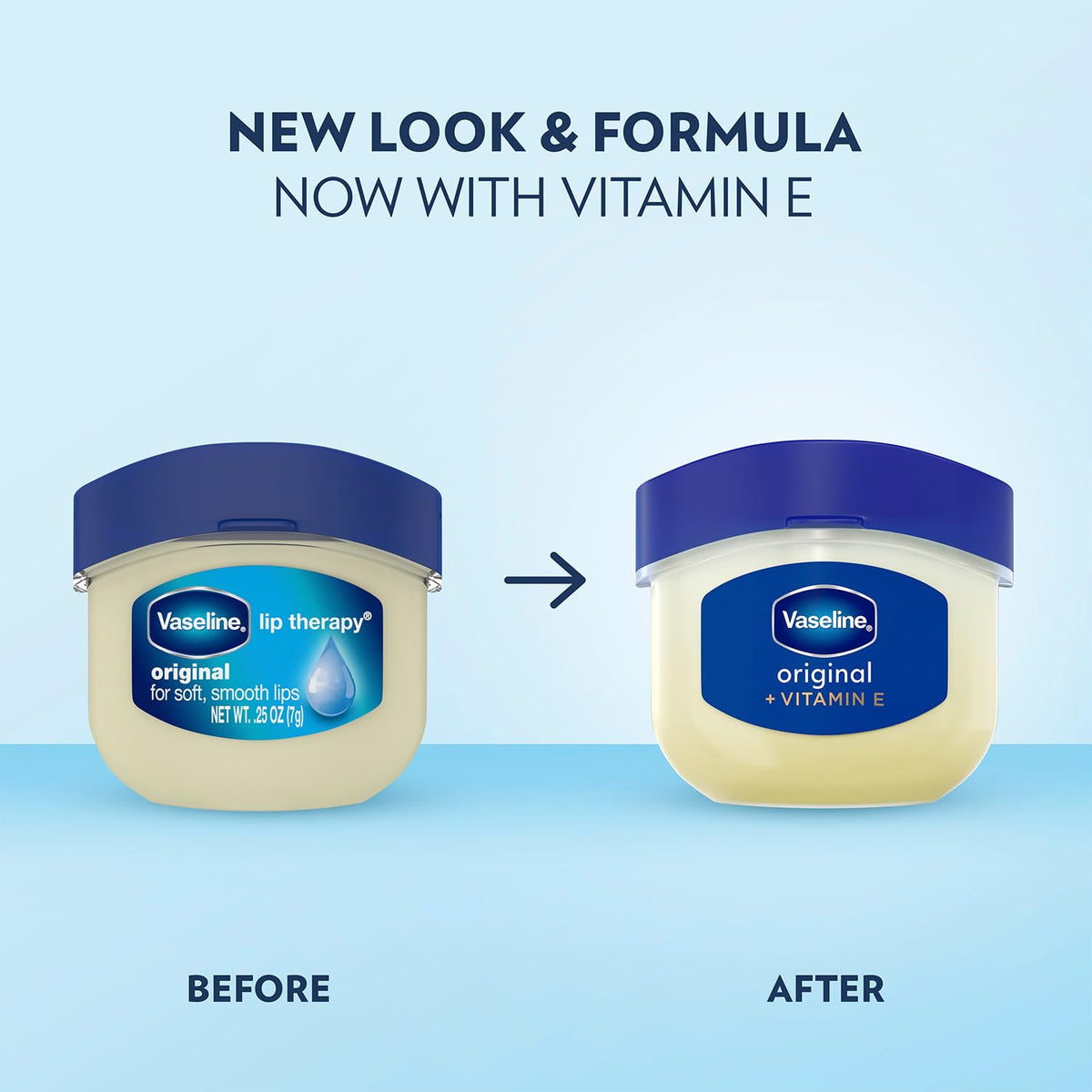 Vaseline texture close-up highlighting glossy balm and hydrating finish