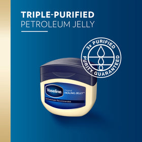 Vaseline jelly close-up texture highlighting smooth triple-purified consistency