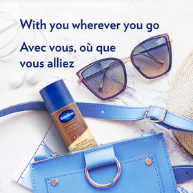 Vaseline sticks in a travel pouch for easy on-the-go hydration