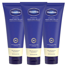 Vaseline tube front packaging showing brand and size for reliable moisturizing