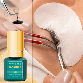 VAVALASH black glue texture close-up highlighting smooth consistency for secure bonding