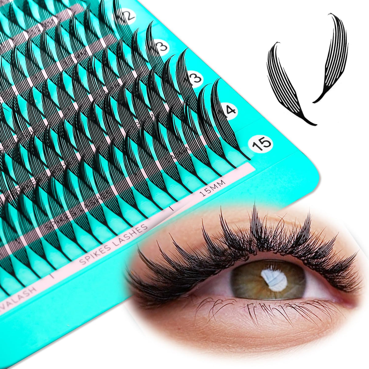 VAVALASH close-up of spire tip details showcasing feathery matte fibers and comfort