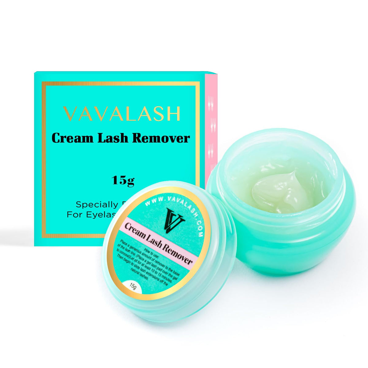 VAVALASH front packaging showing 15g tube and product benefit