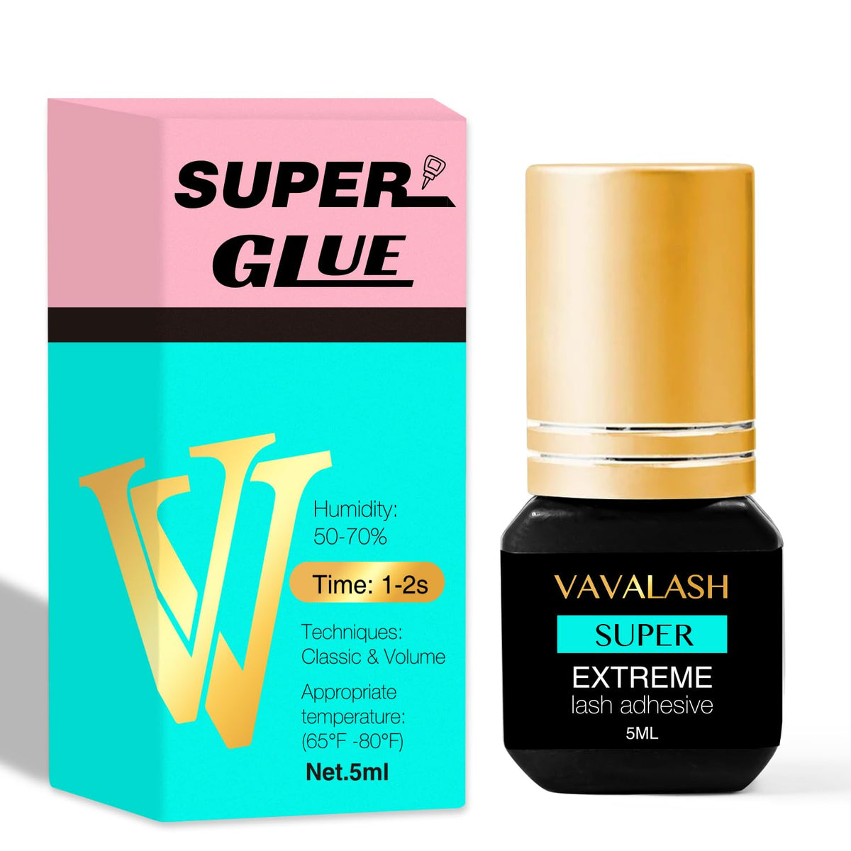 VAVALASH front packaging 5ml showing product and professional branding benefit