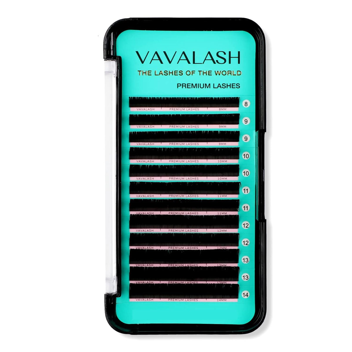 VAVALASH front tray showing 12 rows and CC curl, speeds up service
