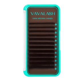 VAVALASH front tray view showing mixed dark brown rows for easier selection