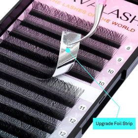 VAVALASH length comparison 8–15mm tray aiding precise styling decisions