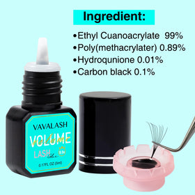 VAVALASH close-up nozzle for precise application and controlled glue flow benefit