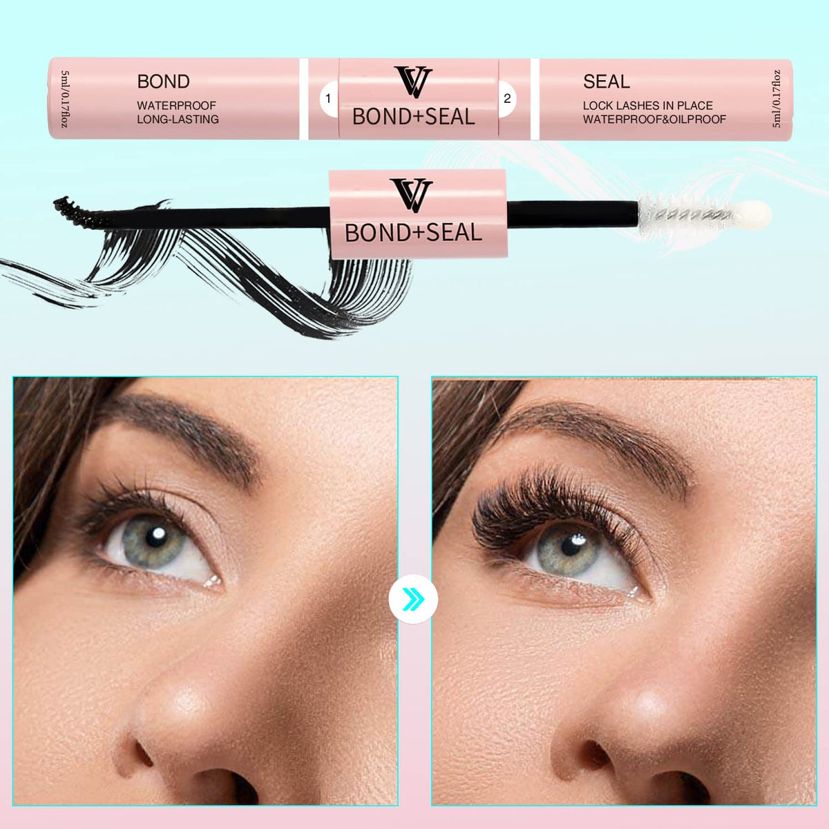 VAVALASH glue texture drop showing consistency and control for accurate bonding without mess