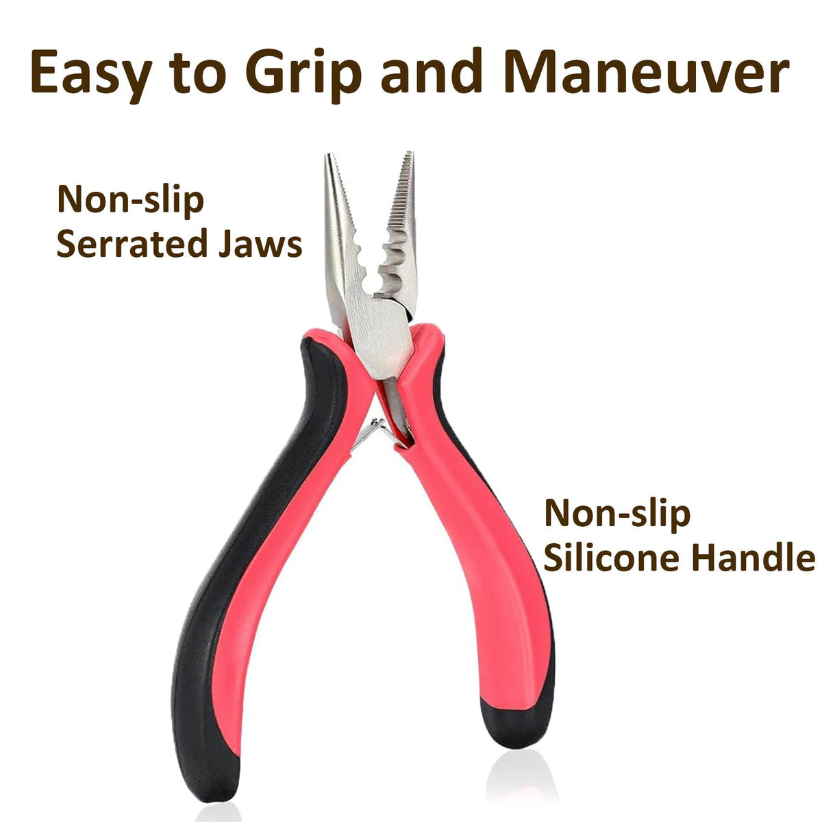 VCAY pliers detail with silicone handle for controlled, comfortable clamping