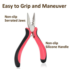 VCAY pliers detail with silicone handle for controlled, comfortable clamping