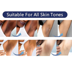 Vcetree being applied to an underarm demonstrating gentle targeted use