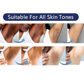 Vcetree applied to bikini area illustrating gentle care and even coverage