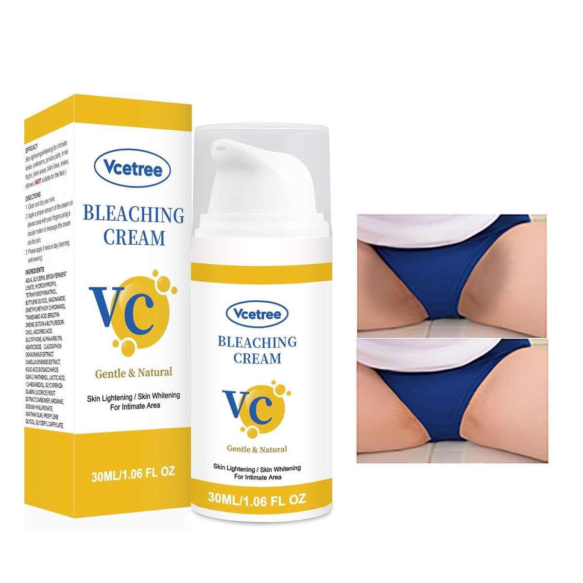 Vcetree front packaging showing bottle and label, clear product identity and use
