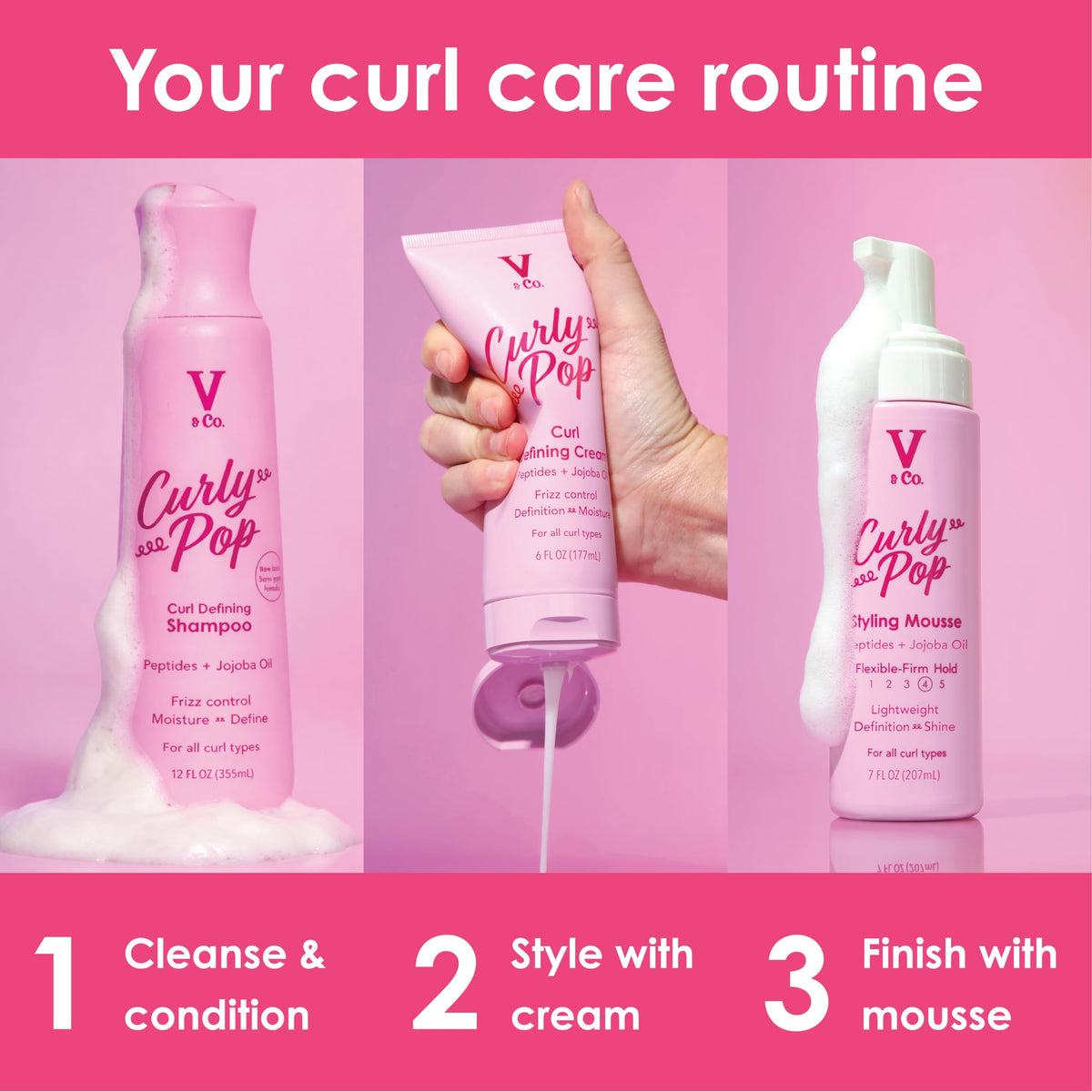 V&Co jojoba oil ingredient visual emphasizing natural moisture boost