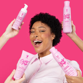 V&Co label close-up highlighting proprietary peptide technology benefit