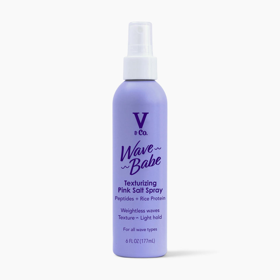 V&CO front packaging showing bottle and logo, highlights easy styling