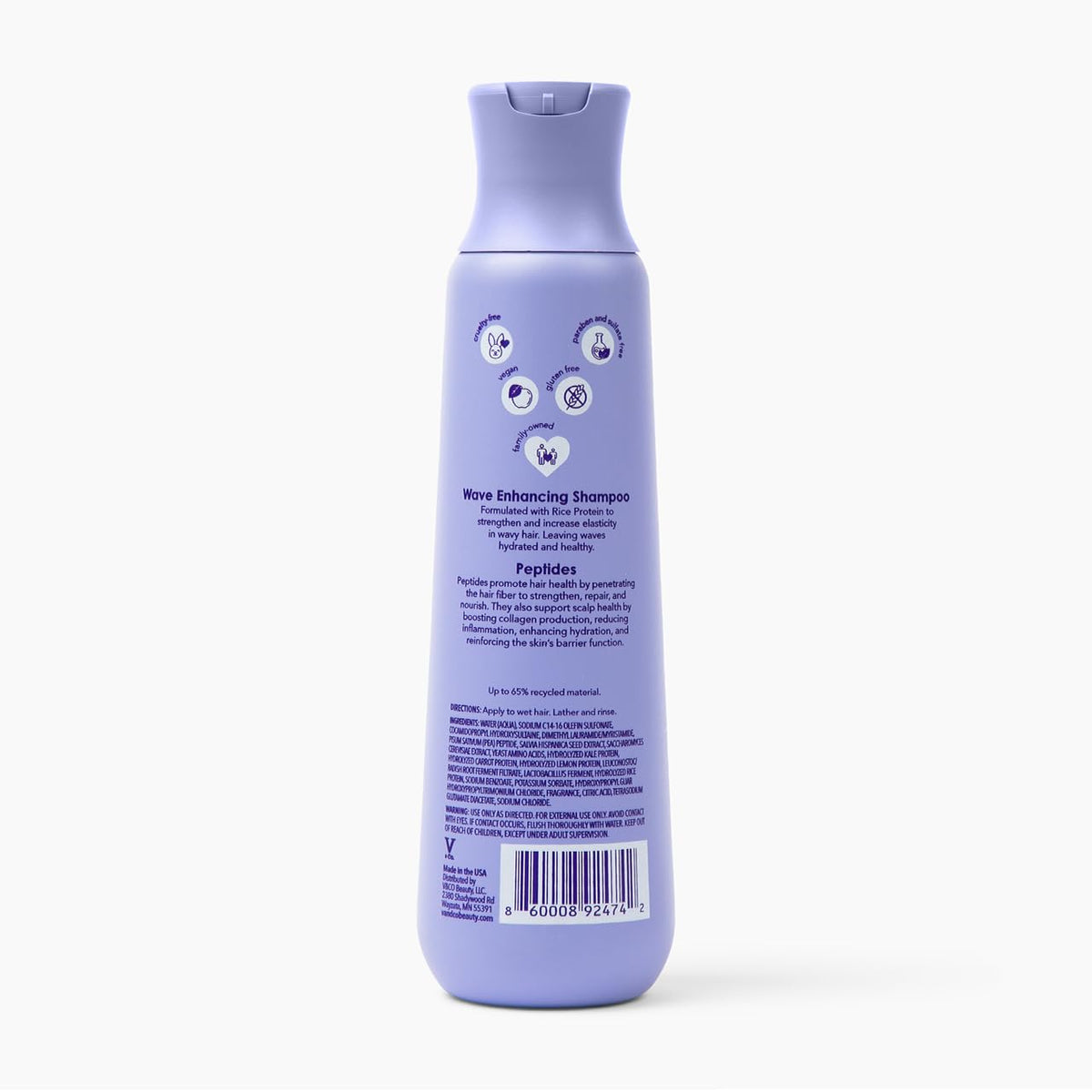 V&CO Wave Babe styled beach waves lifestyle shot showing defined, soft wave results