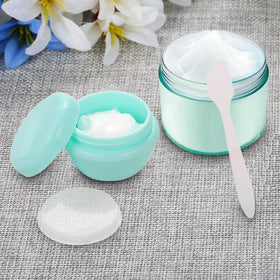 VEAIDE jar filled with cream showing secure storage for cosmetics