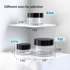 VEAIDE jar held in hand showing compact scale for easy portability