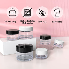 VEAIDE black and white lids top view for quick product identification