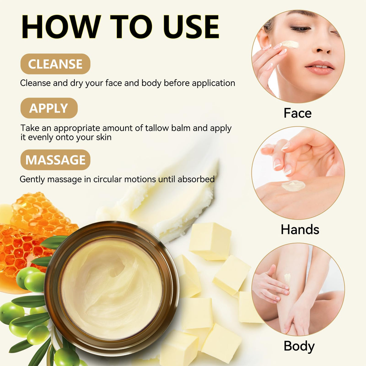 Veakoo used on hands and heels showing deep nourishment for rough body areas