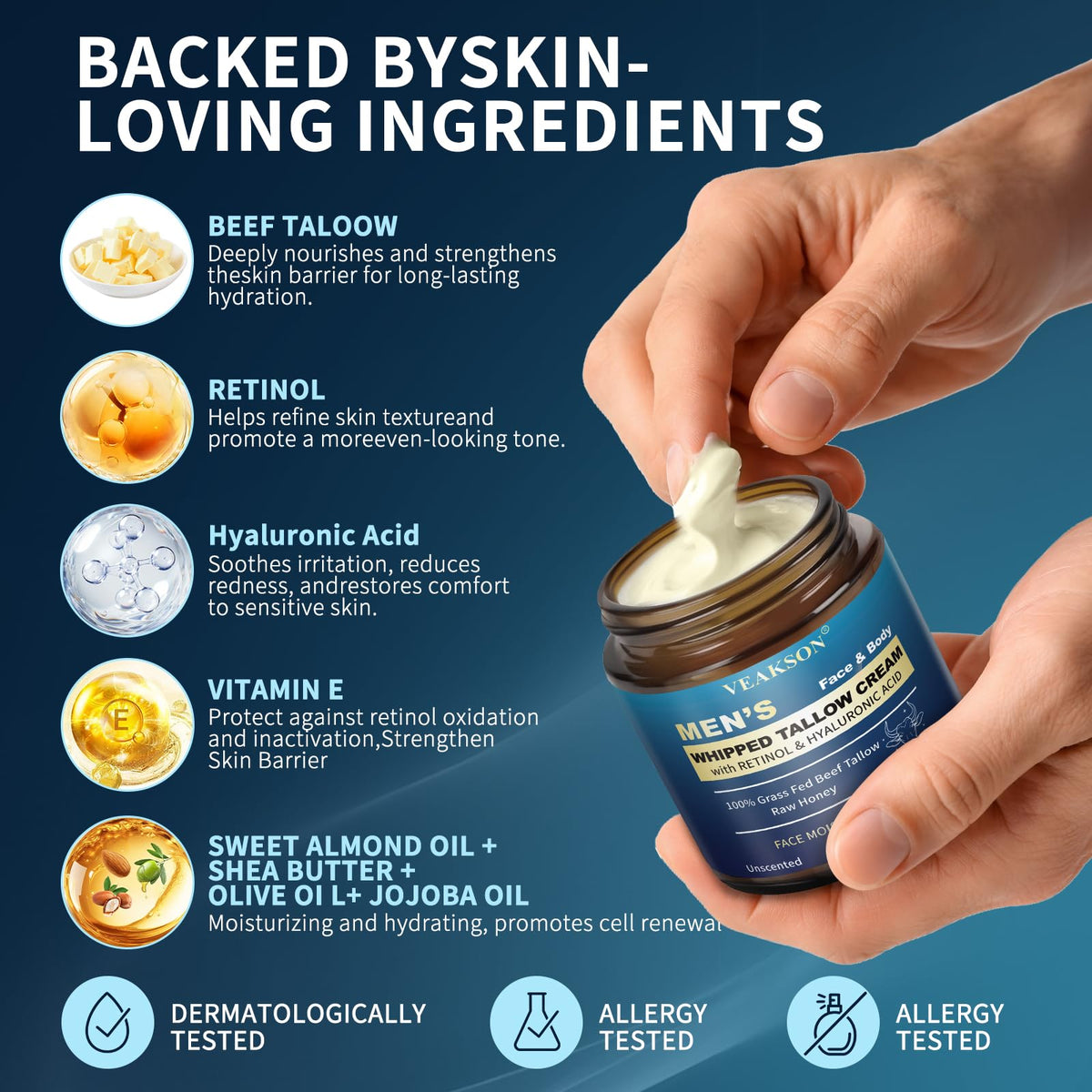 veakson honey ingredient close view soothing and moisturizing benefit