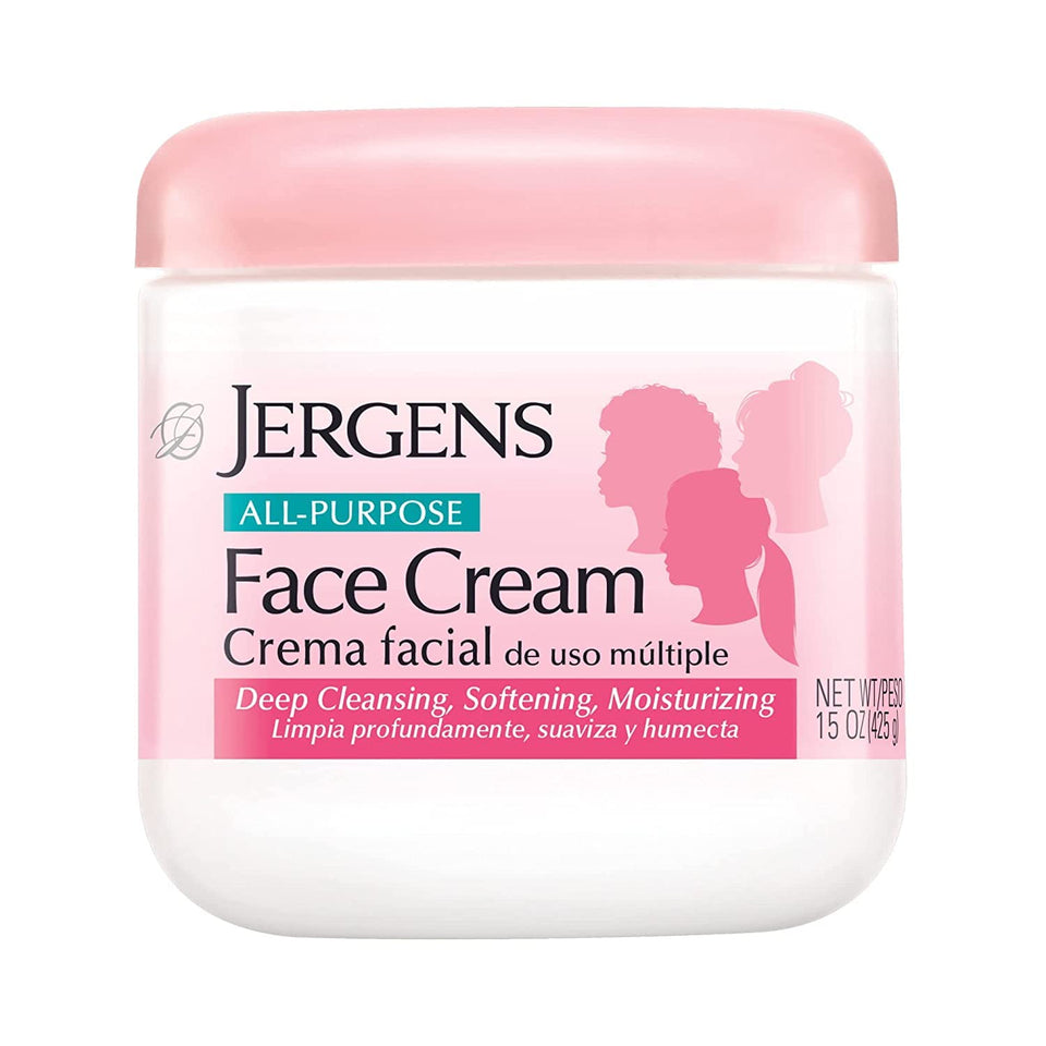 VEBA front bottle of face cream showing label and large 15 fl oz volume benefit