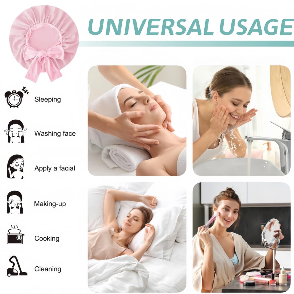VECIIR bonnet beside hairbrush highlights protective storage