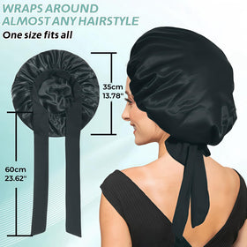 VECIIR size comparison with hand showing large diameter for voluminous styles