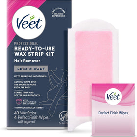 Veet smooth skin after waxing demonstrating lasting silky results