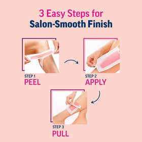 Veet finishing wipe removing residue for clean, non-sticky skin