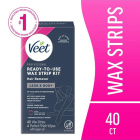 Veet lifestyle vanity scene implying salon-like smoothness