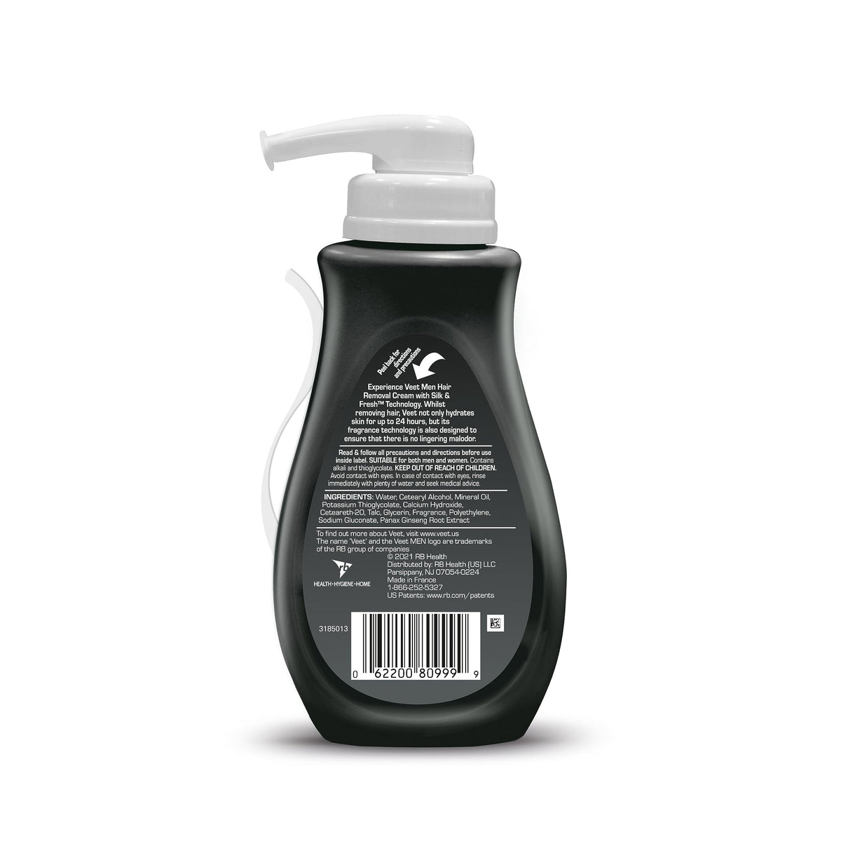 Veet in bathroom setting showing convenient home grooming use