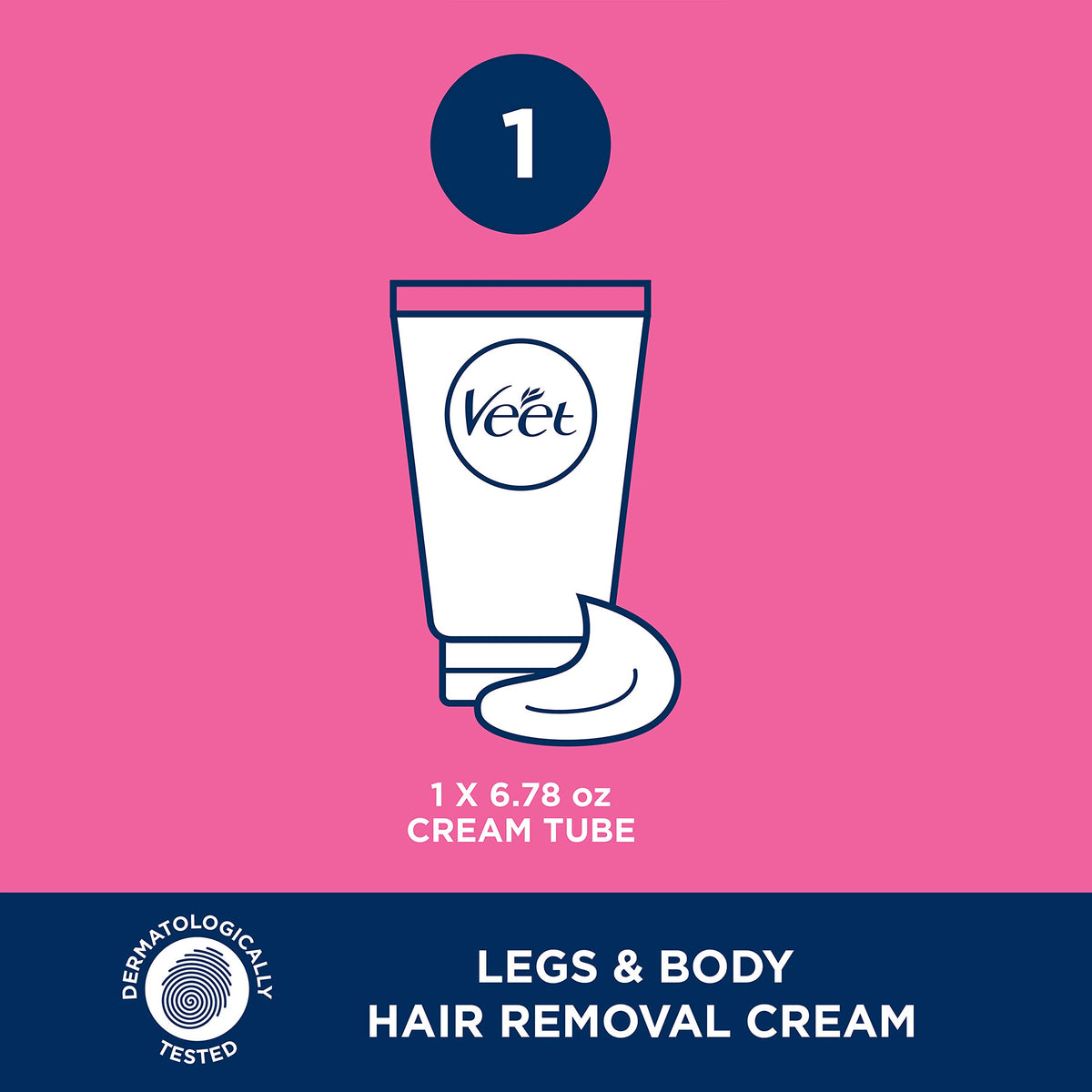 Veet gel cream texture in hand highlighting smooth spreadability and moisturizing feel