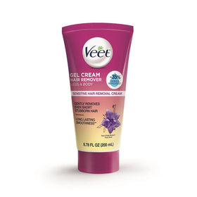 Veet front tube showing brand and product for easy identification and benefits