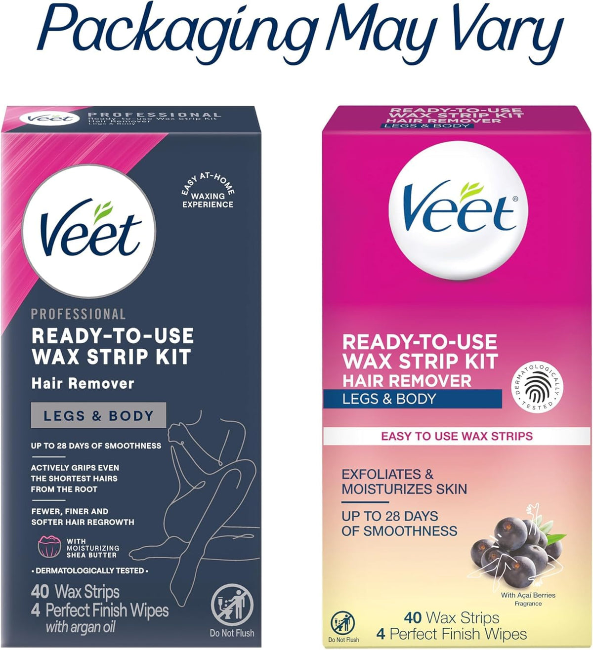 Veet close-up of wax strip texture highlighting smooth adhesion benefit