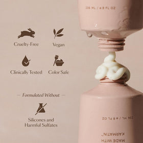 VEGAMOUR botanical ingredients laid out highlighting plant-powered formula