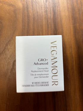 VEGAMOUR product packaging and label showing replacement head identification and safety info