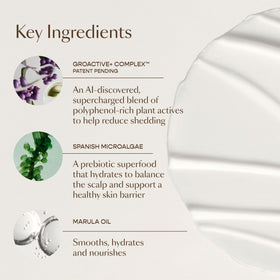 VEGAMOUR applying conditioner to scalp showing gentle massage benefit
