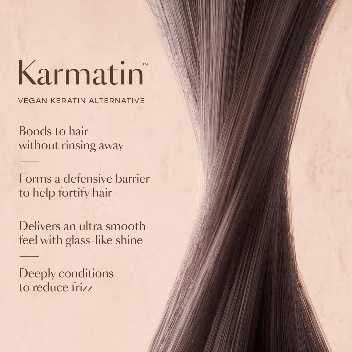 VEGAMOUR applied to damp hair detangling and adding softness before styling