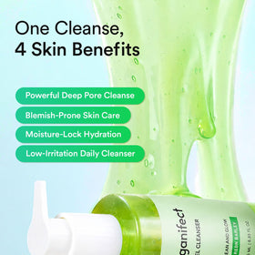 VEGANIFECT foam lather demo showing gentle cleansing action