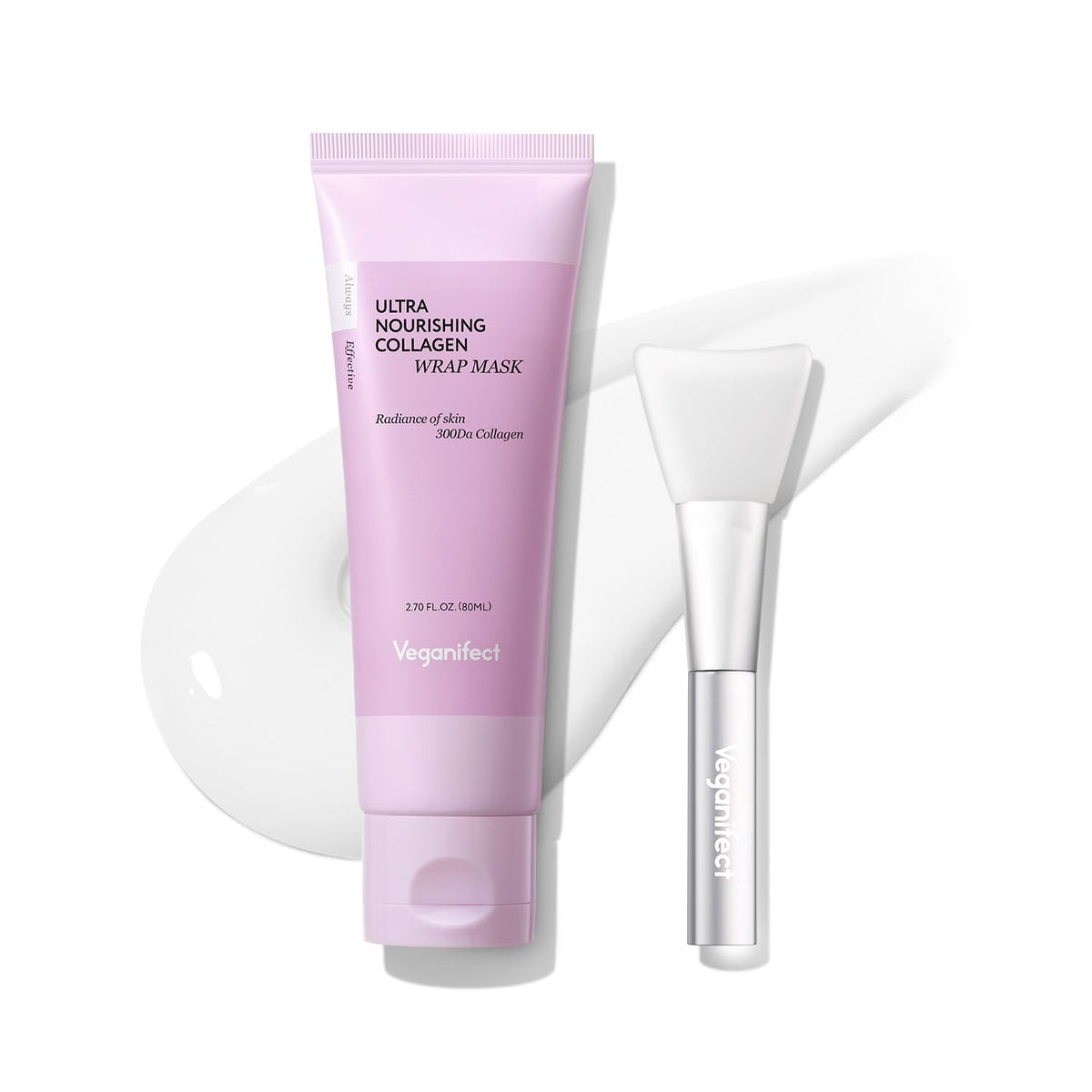 VEGANIFECT front packaging showing collagen mask for hydrated, firm skin