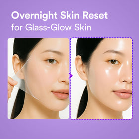VEGANIFECT clear film on skin after drying demonstrating instant glow and non-greasy finish