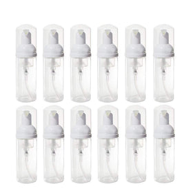 VEIDIA front view of 12-pack foam pump bottles showing compact convenience