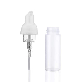 VEIDIA foam pump dispensing foam into a hand for efficient cleansing