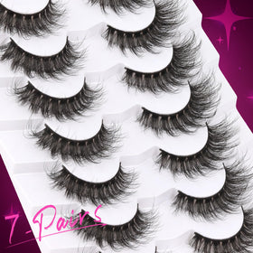Veleasha lashes with applicator and glue for simple, accurate application