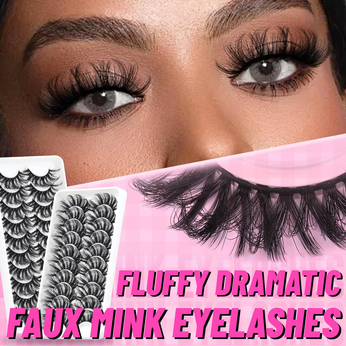 Veleasha lash band detail showing thin black band for seamless blending