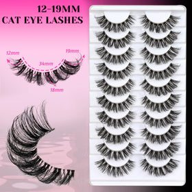 Veleasha clear band detail showing invisible blend at lash line